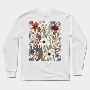 Wildflowers - Botanical Bliss 04 Long Sleeve T-Shirt